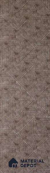 Brown Patterned Look Charcoal Decorative Wall Panel PN 00374 B 8 ft x 2 ft - 4 mm | Suitable for Feature Wall, TV Unit & Living Room | Width is Subjected to 5% Variation