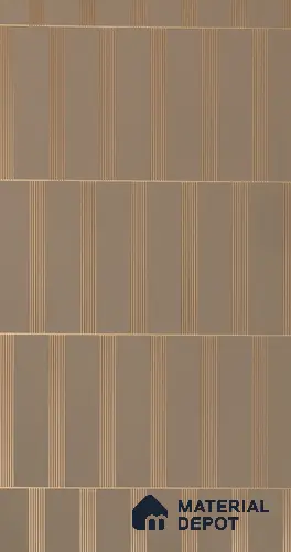Beige Patterned Look Charcoal Decorative Wall Panel PN 00368 C 8 ft x 2 ft - 4 mm | Suitable for Feature Wall, TV Unit & Living Room | Width is Subjected to 5% Variation