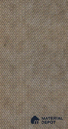 Brown Patterned Look Charcoal Decorative Wall Panel PN 00363 C 8 ft x 2 ft - 4 mm | Suitable for Feature Wall, TV Unit & Living Room | Width is Subjected to 5% Variation