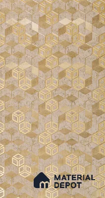 Brown Patterned Look Charcoal Decorative Wall Panel PN 00370 C 8 ft x 2 ft - 4 mm | Suitable for Feature Wall, TV Unit & Living Room | Width is Subjected to 5% Variation