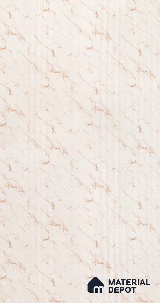 White Marble Look Charcoal Decorative Wall Panel 8 ft x 2 ft - 4 mm | Ideal for Living Room, TV Unit, Bedroom, Feature Wall, Office | PN 00358 A - Pattern 1 | Width is Subjected to 5% Variation