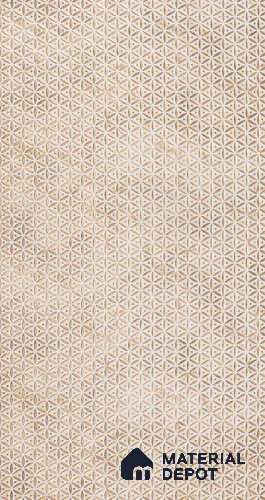 White Patterned Look Charcoal Decorative Wall Panel 8 ft x 2 ft - 4 mm | Ideal for Living Room, TV Unit, Bedroom, Feature Wall, Office | PN 00363 A - Pattern 1 | Width is Subjected to 5% Variation