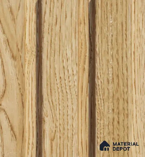 Brown Wooden Louver PN 00816 9.5 ft x 4.7 inch Charcoal Panel - 12 mm | Suitable for Feature Wall, TV Unit & Living Room | Width is Subjected to 5% Variation