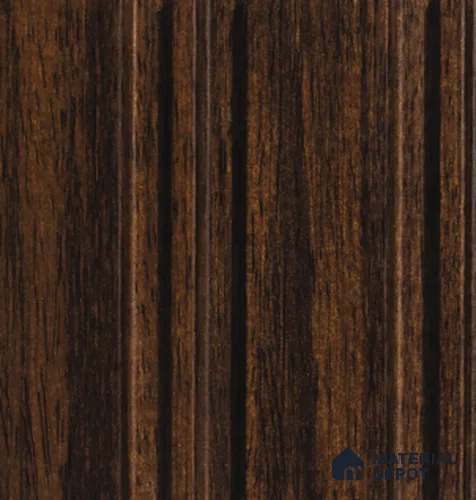 Brown Wooden Louver PN 00825 9.5 ft x 4.7 inch Charcoal Panel - 12 mm | Suitable for Feature Wall, TV Unit & Living Room | Width is Subjected to 5% Variation