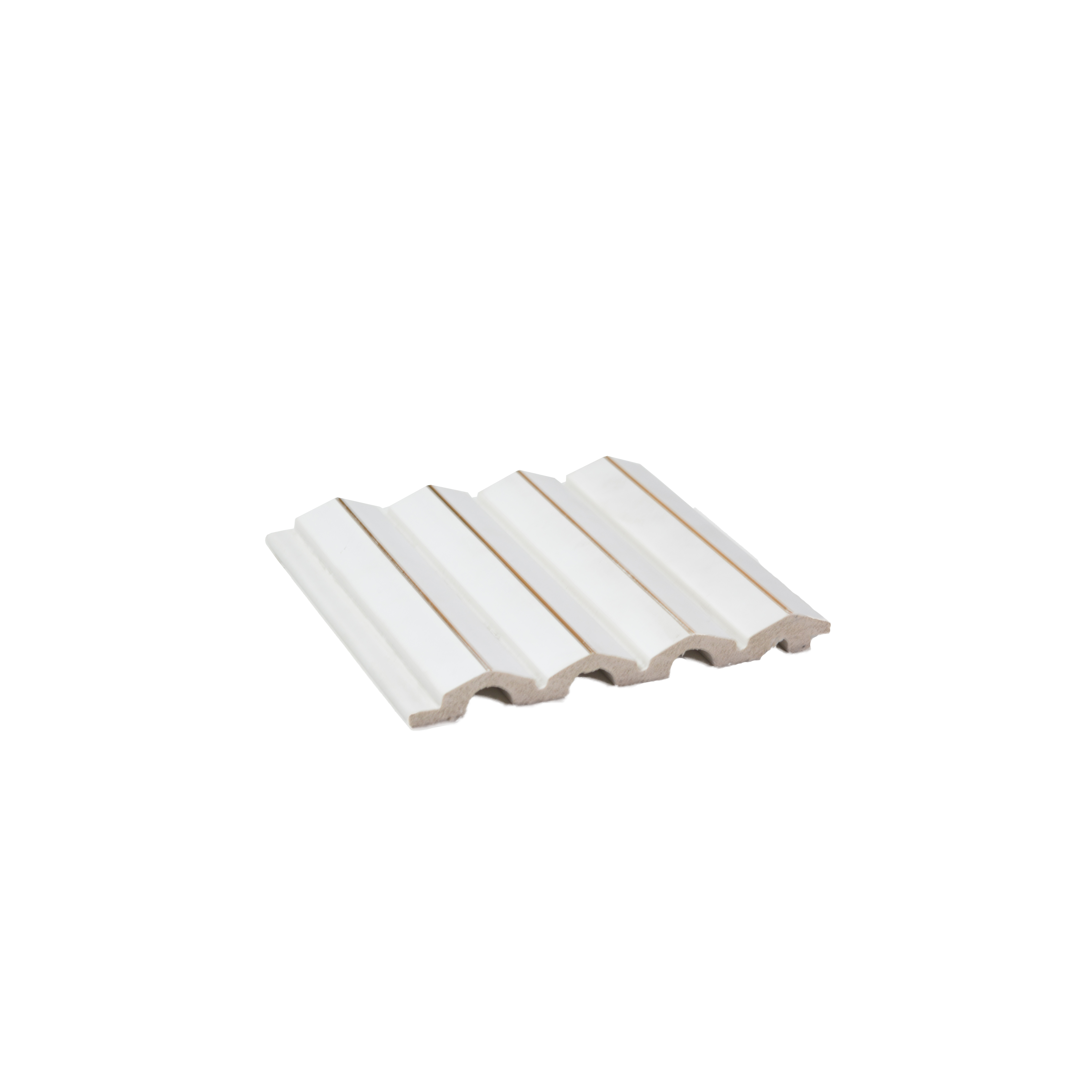White Plain Colour Louver PN 04610 9.5 ft x 4.7 inch Charcoal Panel - 12 mm | Suitable for Feature Wall, TV Unit & Living Room | Width is Subjected to 5% Variation