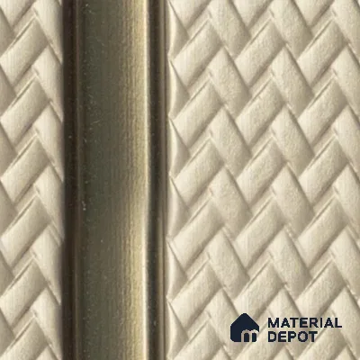 Brown Patterned Louver PN 04623 9.5 ft x 4.7 inch Charcoal Panel - 12 mm | Suitable for Feature Wall, TV Unit & Living Room | Width is Subjected to 5% Variation