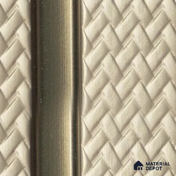 Brown Patterned Louver PN 04623 9.5 ft x 4.7 inch Charcoal Panel - 12 mm | Suitable for Feature Wall, TV Unit & Living Room | Width is Subjected to 5% Variation