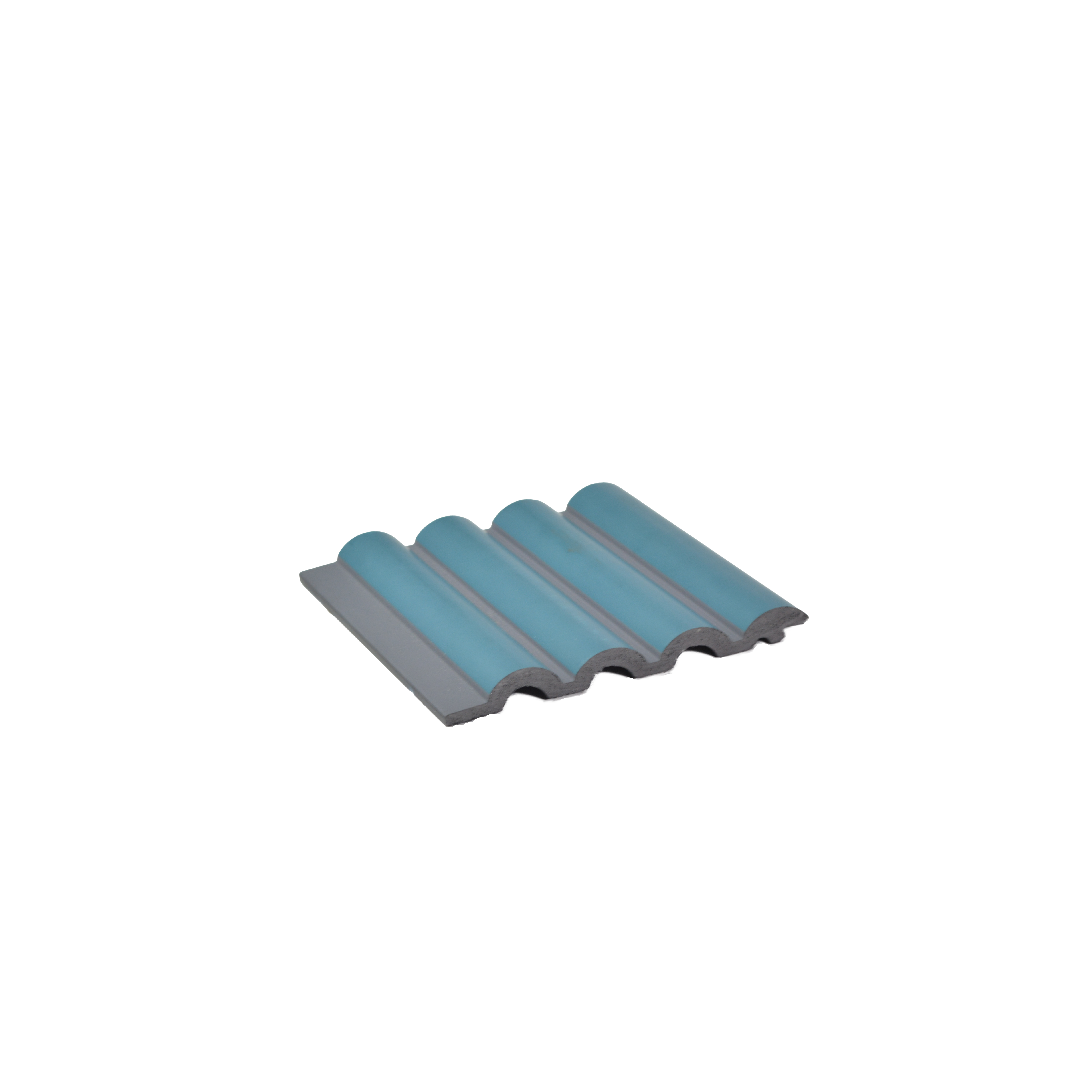 Blue Plain Colour Louver PN 04640 8 ft x 4.7 inch Charcoal Panel - 12 mm | Suitable for Feature Wall, TV Unit & Living Room | Width is Subjected to 5% Variation