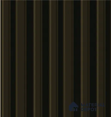 Brown Plain Colour Louver PN 04641 9.5 ft x 4.7 inch Charcoal Panel - 12 mm | Suitable for Feature Wall, TV Unit & Living Room | Width is Subjected to 5% Variation