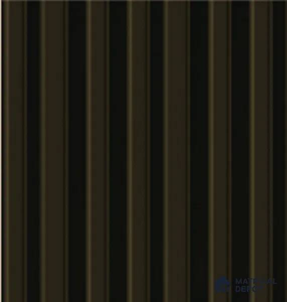 Brown Plain Colour Louver PN 04641 9.5 ft x 4.7 inch Charcoal Panel - 12 mm | Suitable for Feature Wall, TV Unit & Living Room | Width is Subjected to 5% Variation