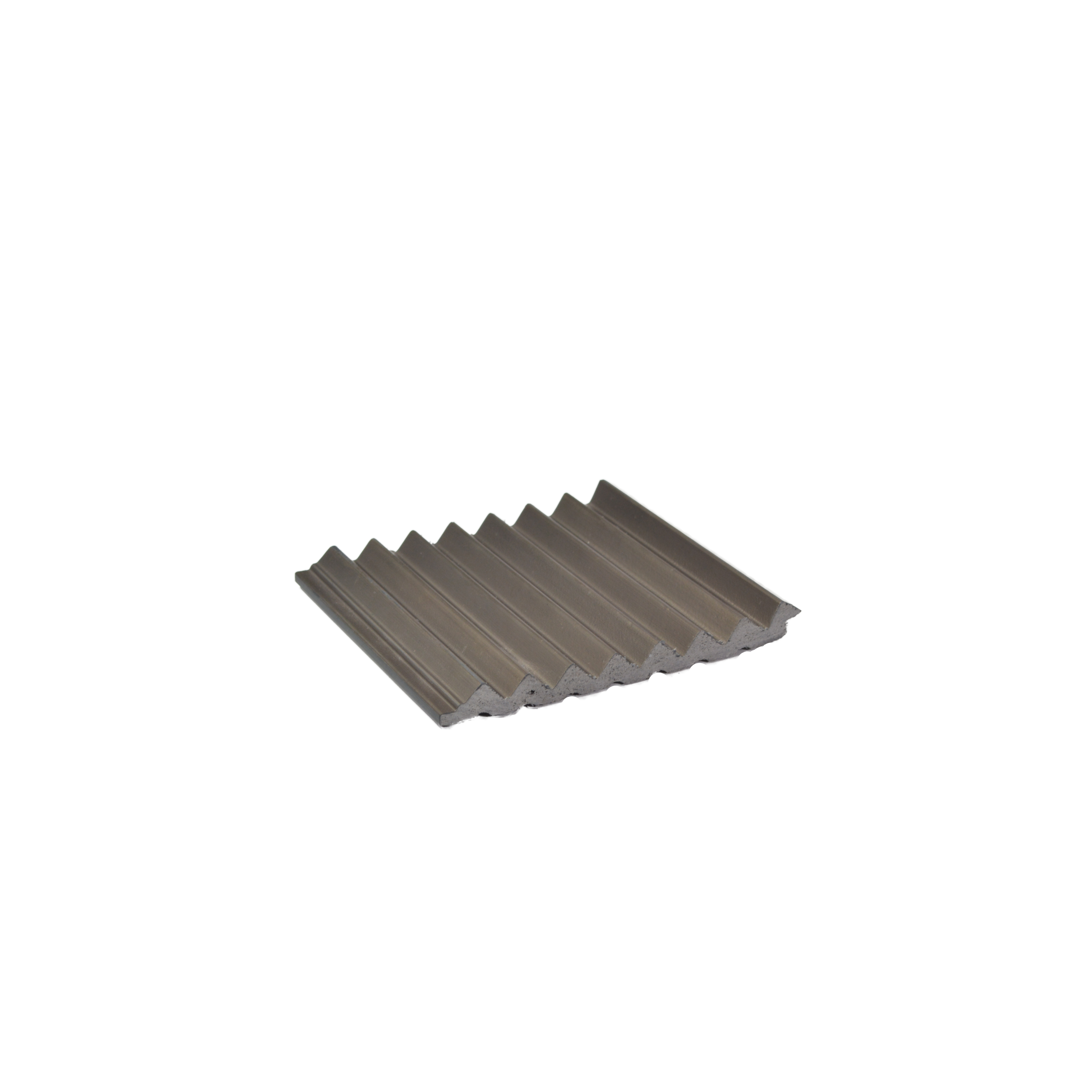 Brown Plain Colour Louver PN 04641 9.5 ft x 4.7 inch Charcoal Panel - 12 mm | Suitable for Feature Wall, TV Unit & Living Room | Width is Subjected to 5% Variation