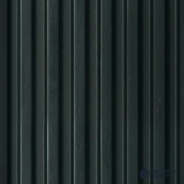Black Plain Colour Louver PN 04880 9.5 ft x 4.7 inch Charcoal Panel - 12 mm | Suitable for Feature Wall, TV Unit & Living Room | Width is Subjected to 5% Variation