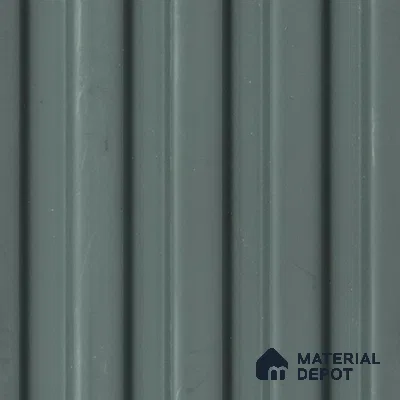 Grey Plain Colour Louver PN 04886 9.5 ft x 4.7 inch Charcoal Panel - 12 mm | Suitable for Feature Wall, TV Unit & Living Room | Width is Subjected to 5% Variation