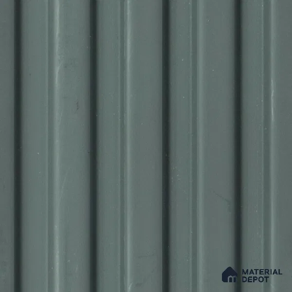 Grey Plain Colour Louver PN 04886 9.5 ft x 4.7 inch Charcoal Panel - 12 mm | Suitable for Feature Wall, TV Unit & Living Room | Width is Subjected to 5% Variation