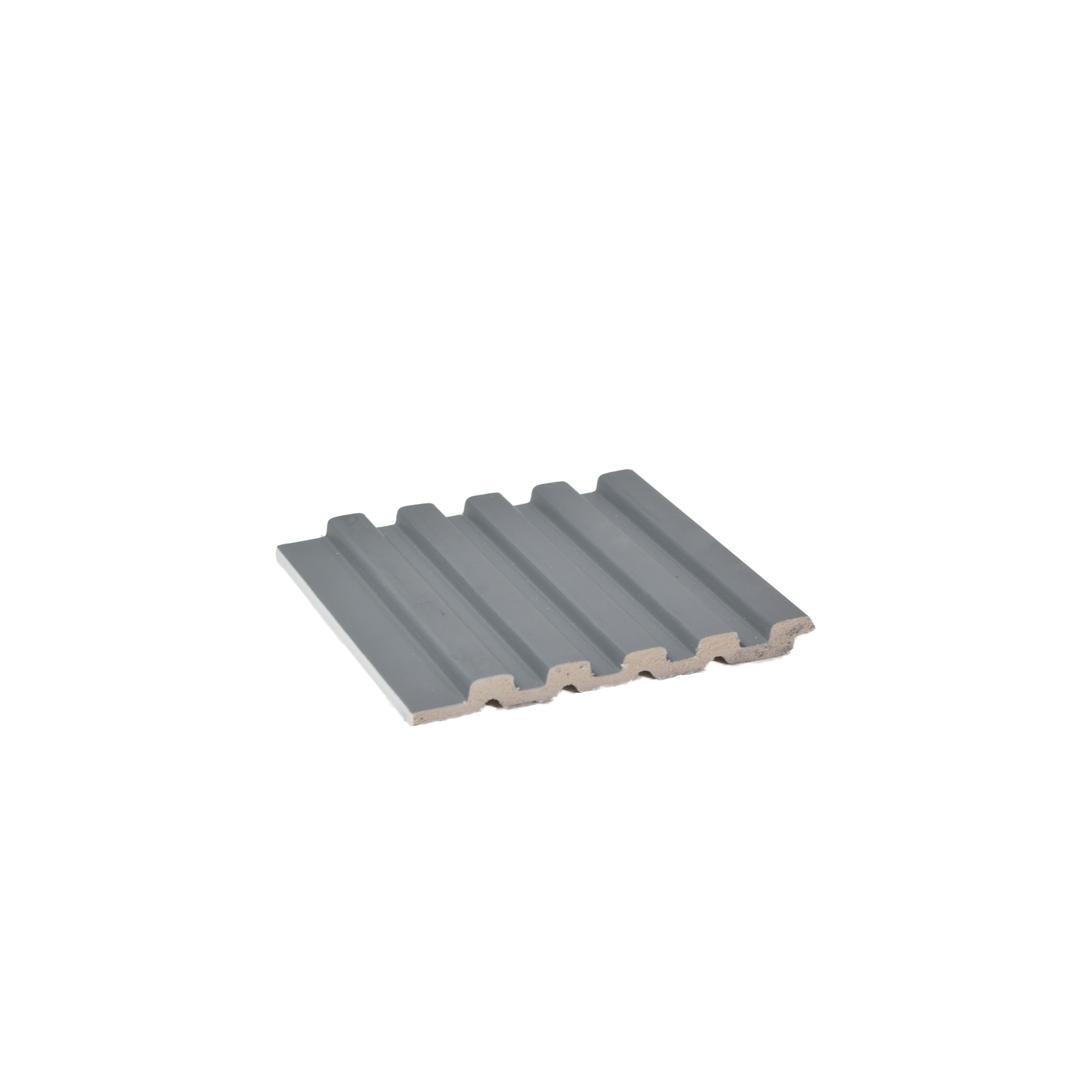 Grey Plain Colour Louver PN 04886 9.5 ft x 4.7 inch Charcoal Panel - 12 mm | Suitable for Feature Wall, TV Unit & Living Room | Width is Subjected to 5% Variation