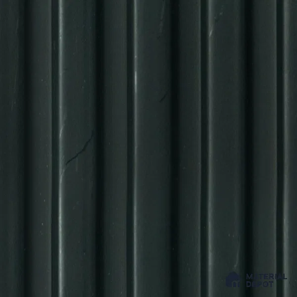 Black Plain Colour Louver PN 04887 9.5 ft x 4.7 inch Charcoal Panel - 12 mm | Suitable for Feature Wall, TV Unit & Living Room | Width is Subjected to 5% Variation