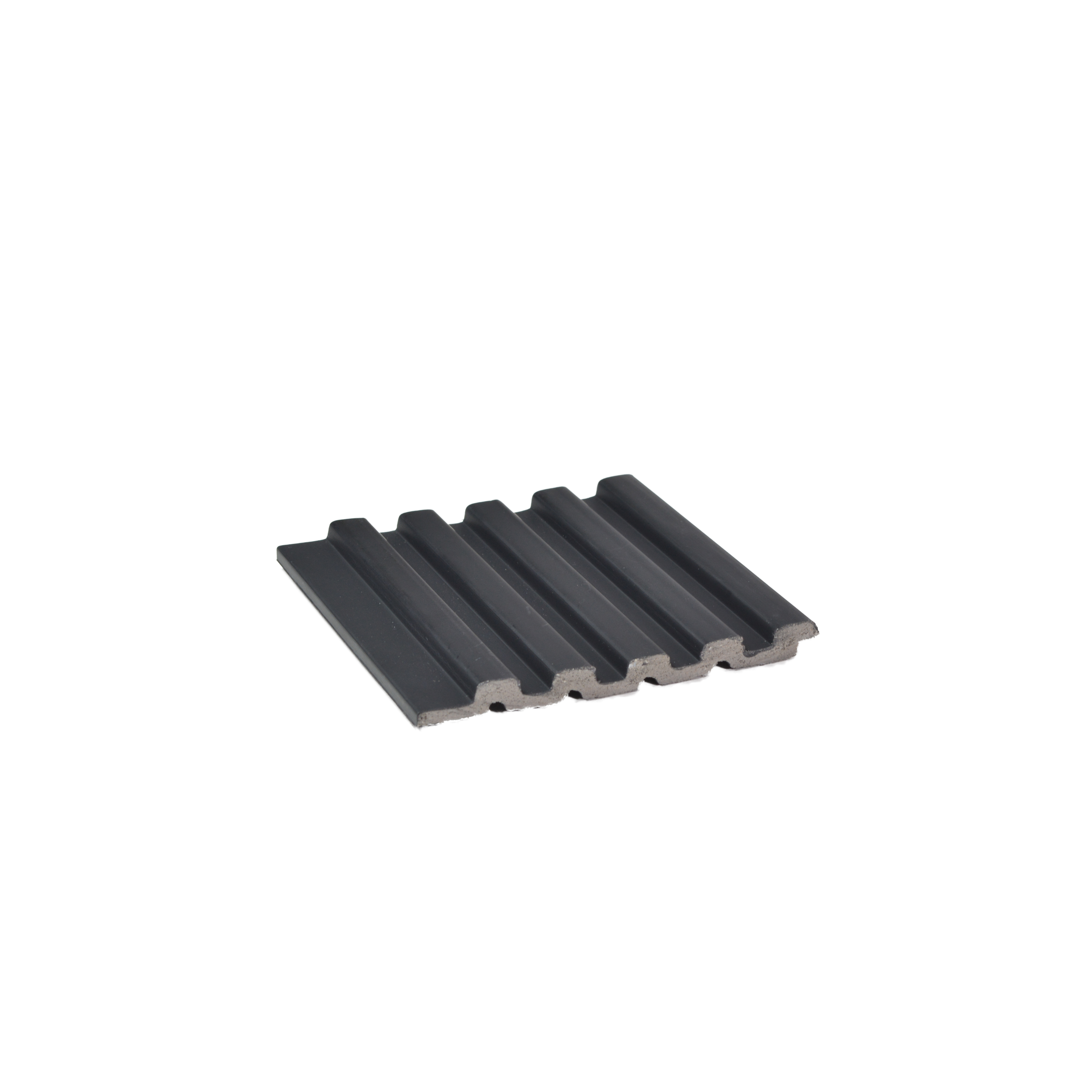 Black Plain Colour Louver PN 04887 9.5 ft x 4.7 inch Charcoal Panel - 12 mm | Suitable for Feature Wall, TV Unit & Living Room | Width is Subjected to 5% Variation