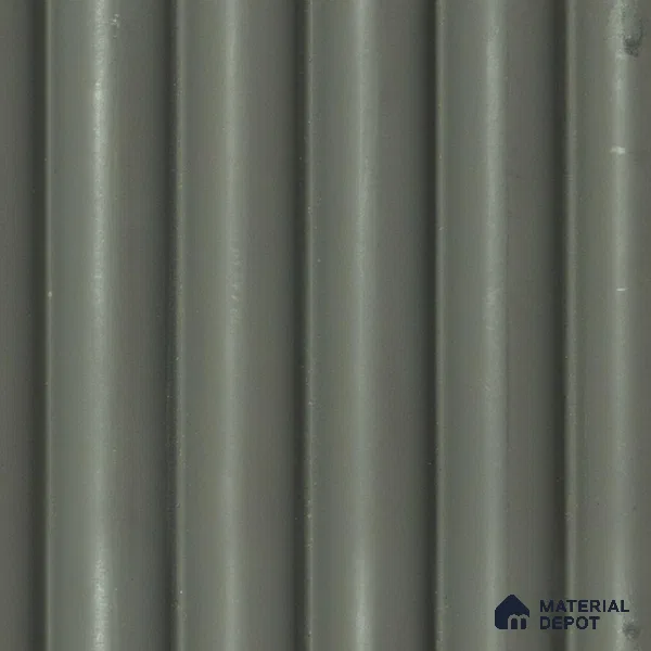 Grey Plain Colour Louver PN 04891 9.5 ft x 4.7 inch Charcoal Panel - 12 mm | Suitable for Feature Wall, TV Unit & Living Room | Width is Subjected to 5% Variation