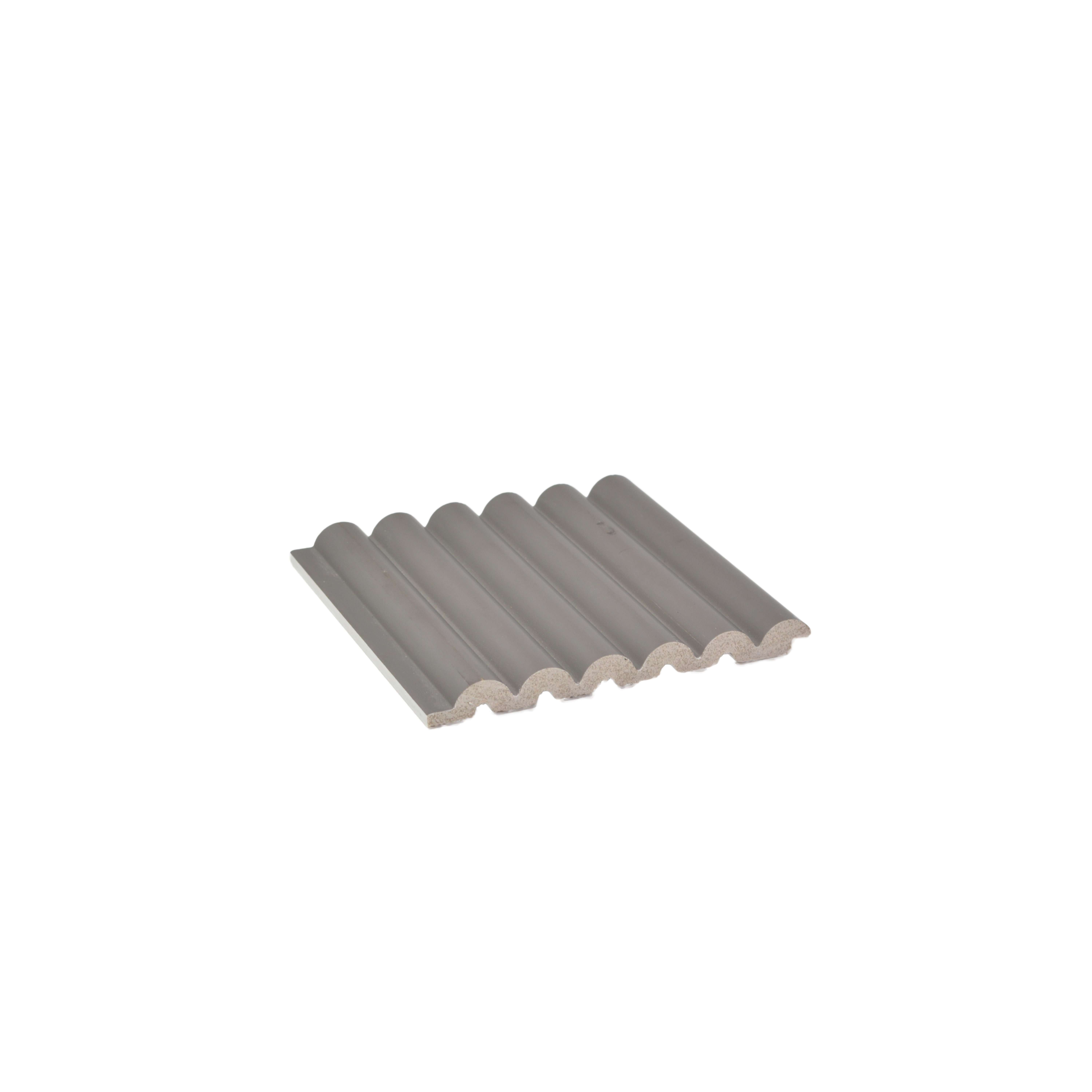 Grey Plain Colour Louver PN 04891 9.5 ft x 4.7 inch Charcoal Panel - 12 mm | Suitable for Feature Wall, TV Unit & Living Room | Width is Subjected to 5% Variation
