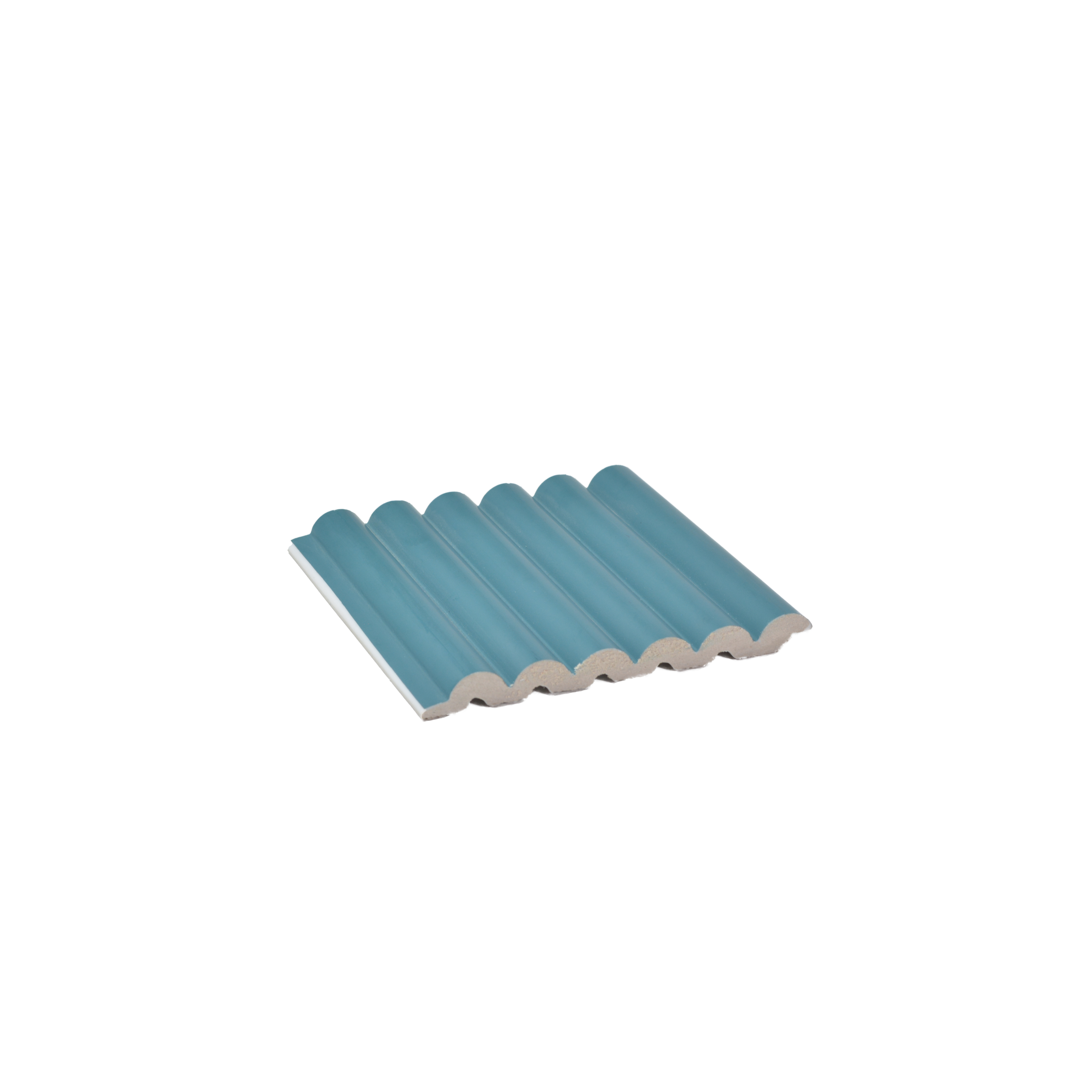 Green Plain Colour Louver PN 04896 B 9.5 ft x 4.7 inch Charcoal Panel - 12 mm | Suitable for Feature Wall, TV Unit & Living Room | Width is Subjected to 5% Variation