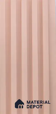 Pink Plain Colour Louver PN 06243 9.5 ft x 4.7 inch Charcoal Panel - 12 mm | Suitable for Feature Wall, TV Unit & Living Room | Width is Subjected to 5% Variation