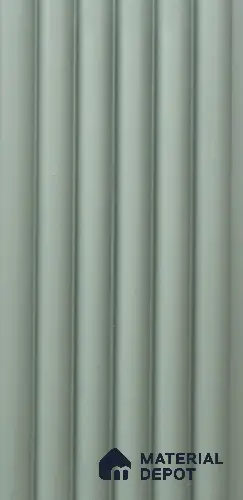 Green Plain Colour Louver PN 06253 B 9.5 ft x 4.7 inch Charcoal Panel - 12 mm | Suitable for Feature Wall, TV Unit & Living Room | Width is Subjected to 5% Variation