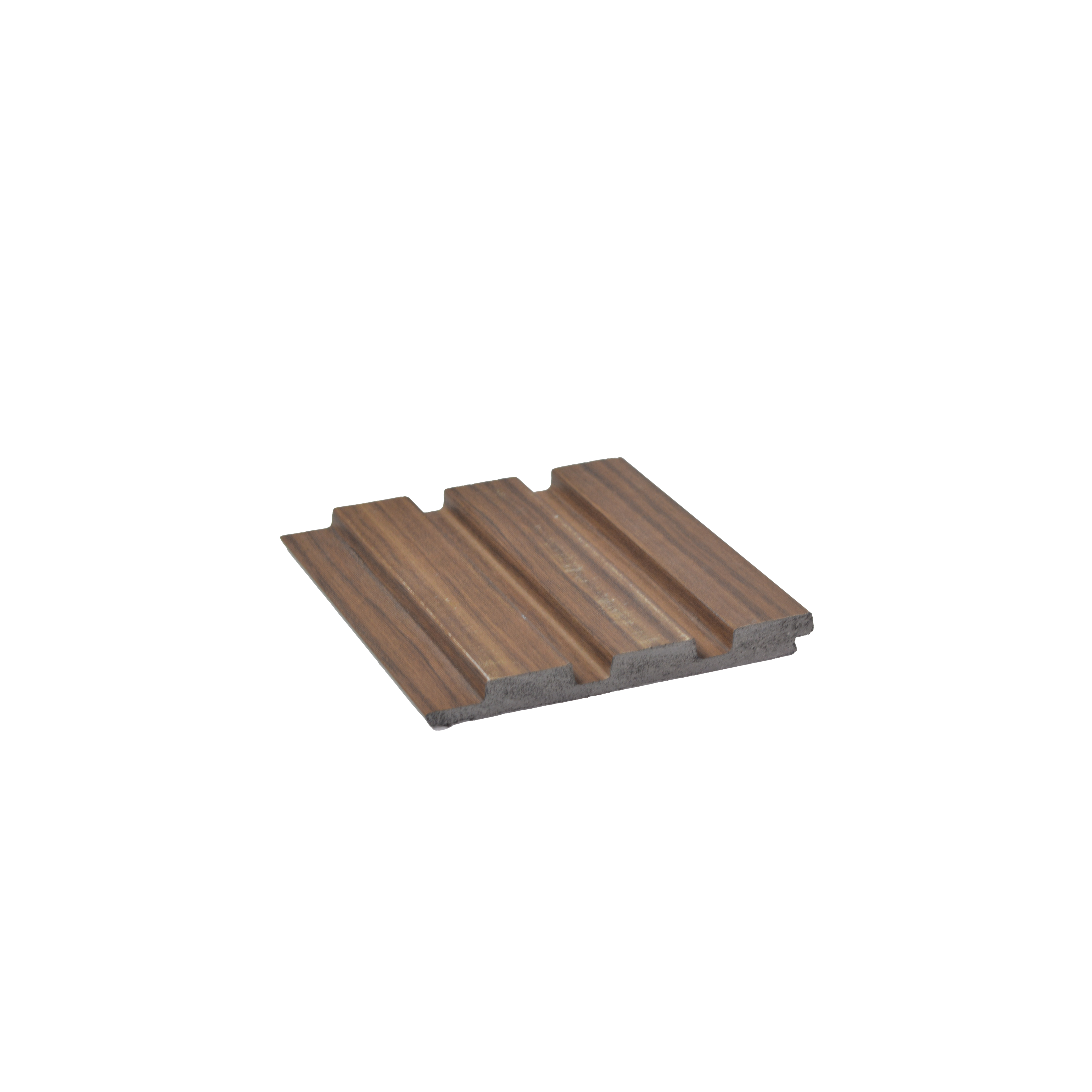 Brown Wooden Louver PN 04606 9.5 ft x 4.9 inch Charcoal Panel - 12 mm | Suitable for Feature Wall, TV Unit & Living Room | Width is Subjected to 5% Variation