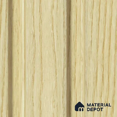 Brown Wooden Louver PN 00816 9.5 ft x 4.7 inch Charcoal Panel - 12 mm | Suitable for Feature Wall, TV Unit & Living Room | Width is Subjected to 5% Variation