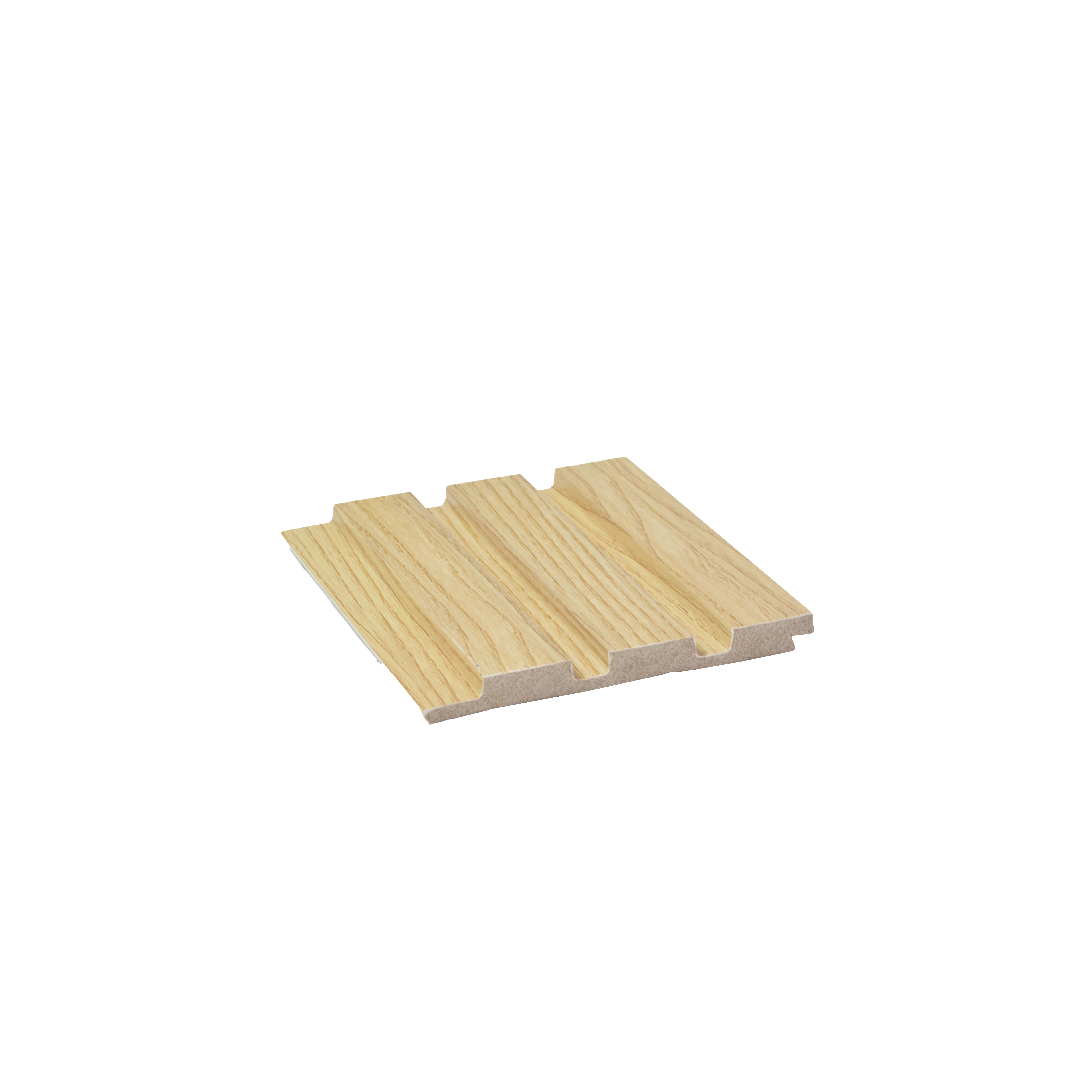 Brown Wooden Louver PN 00816 9.5 ft x 4.7 inch Charcoal Panel - 12 mm | Suitable for Feature Wall, TV Unit & Living Room | Width is Subjected to 5% Variation