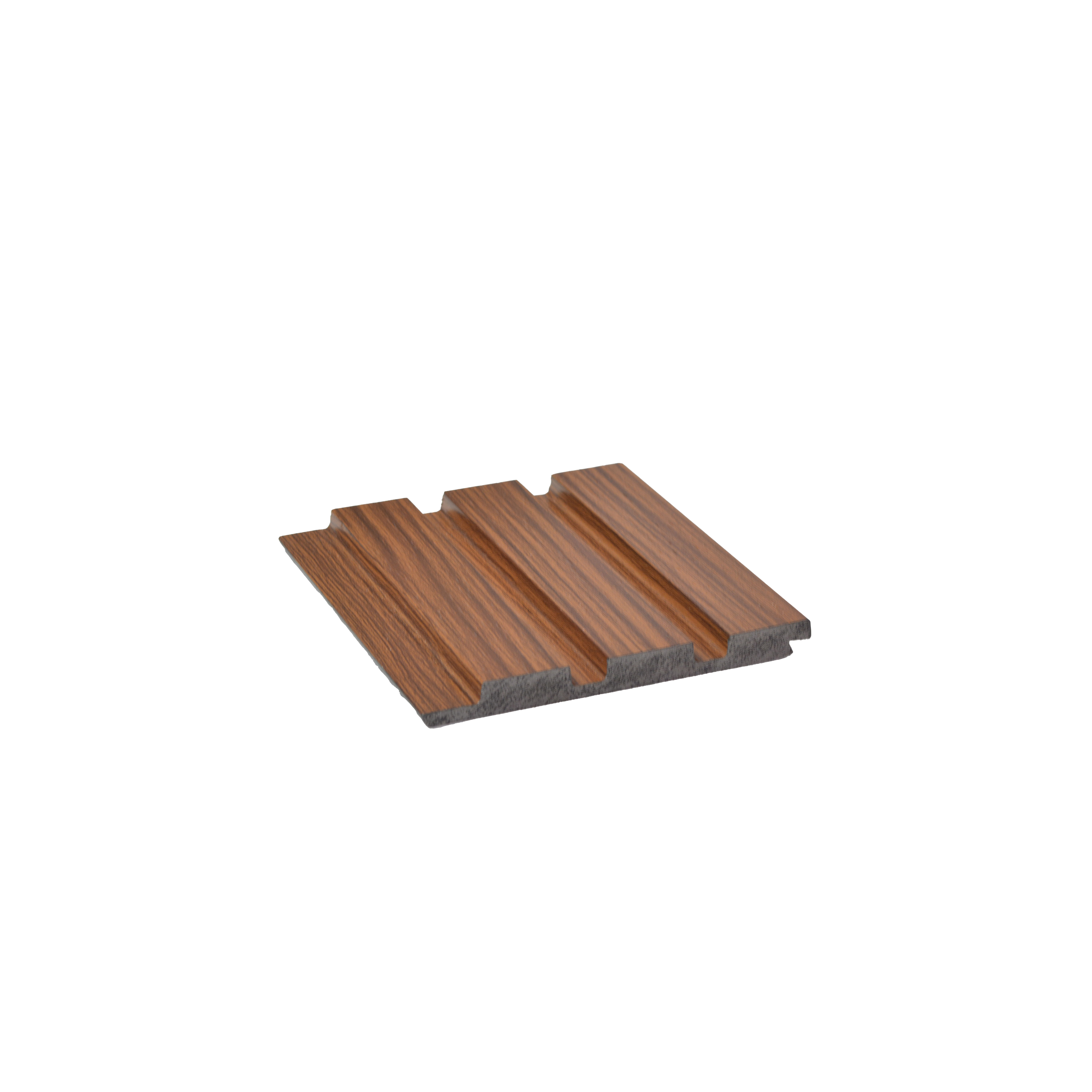 Brown Wooden Louver PN 00819 9.5 ft x 4.7 inch Charcoal Panel - 12 mm | Suitable for Feature Wall, TV Unit & Living Room | Width is Subjected to 5% Variation