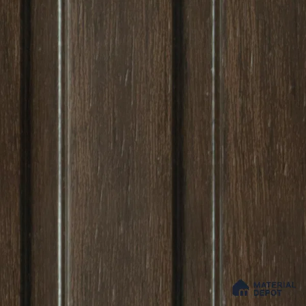 Brown Wooden Louver PN 00818 9.5 ft x 4.7 inch Charcoal Panel - 12 mm | Suitable for Feature Wall, TV Unit & Living Room | Width is Subjected to 5% Variation