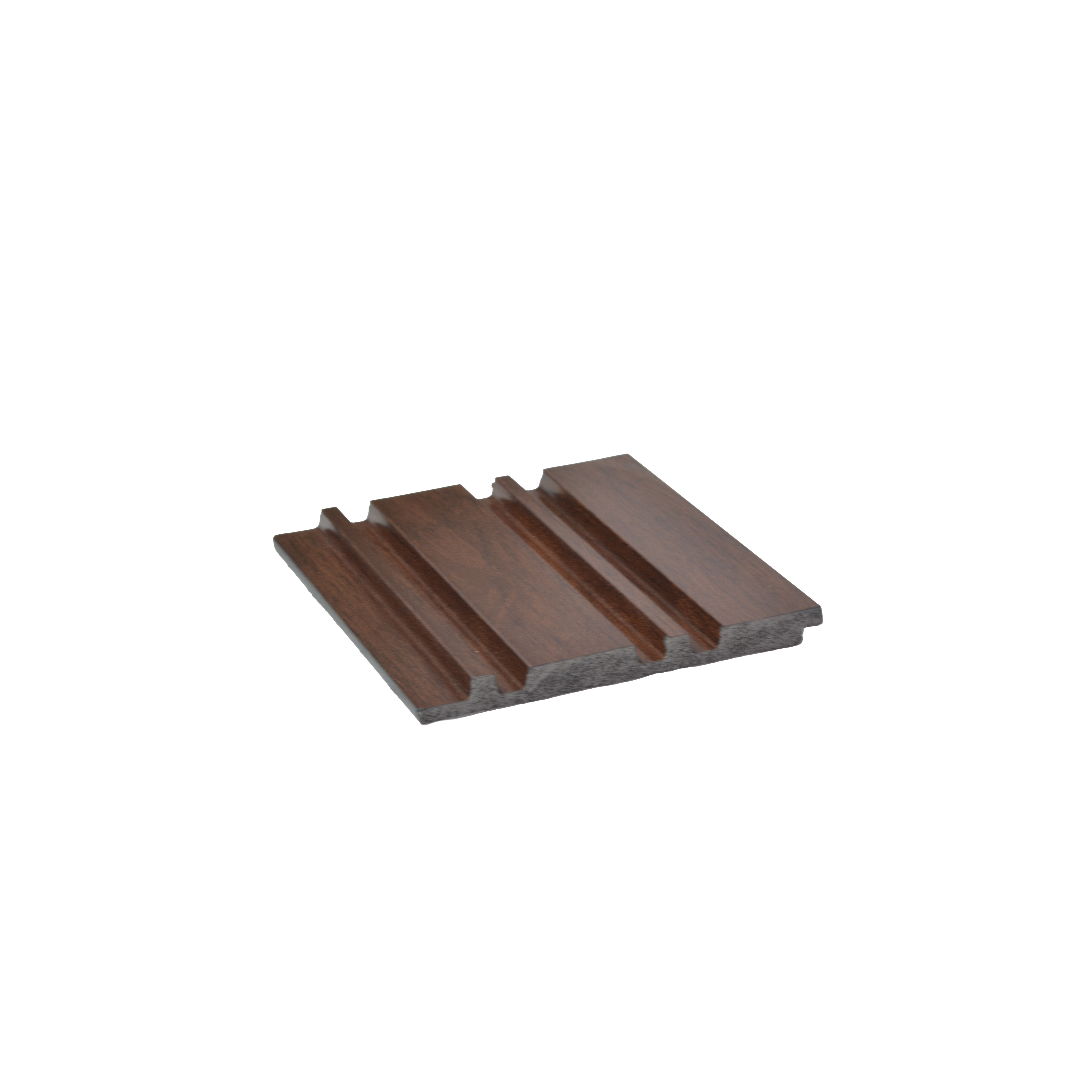 Brown Wooden Louver PN 00825 9.5 ft x 4.7 inch Charcoal Panel - 12 mm | Suitable for Feature Wall, TV Unit & Living Room | Width is Subjected to 5% Variation