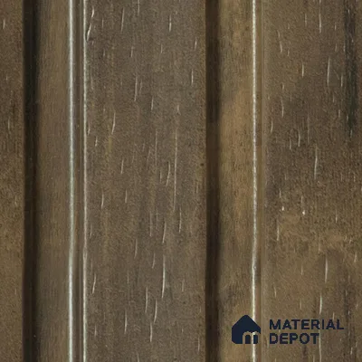 Brown Wooden Louver PN 00820 9.5 ft x 4.7 inch Charcoal Panel - 12 mm | Suitable for Feature Wall, TV Unit & Living Room | Width is Subjected to 5% Variation