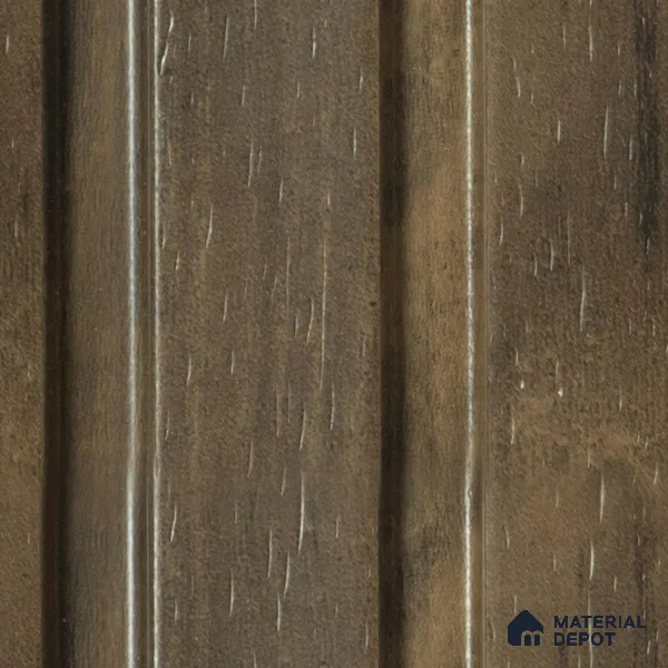 Brown Wooden Louver PN 00820 9.5 ft x 4.7 inch Charcoal Panel - 12 mm | Suitable for Feature Wall, TV Unit & Living Room | Width is Subjected to 5% Variation