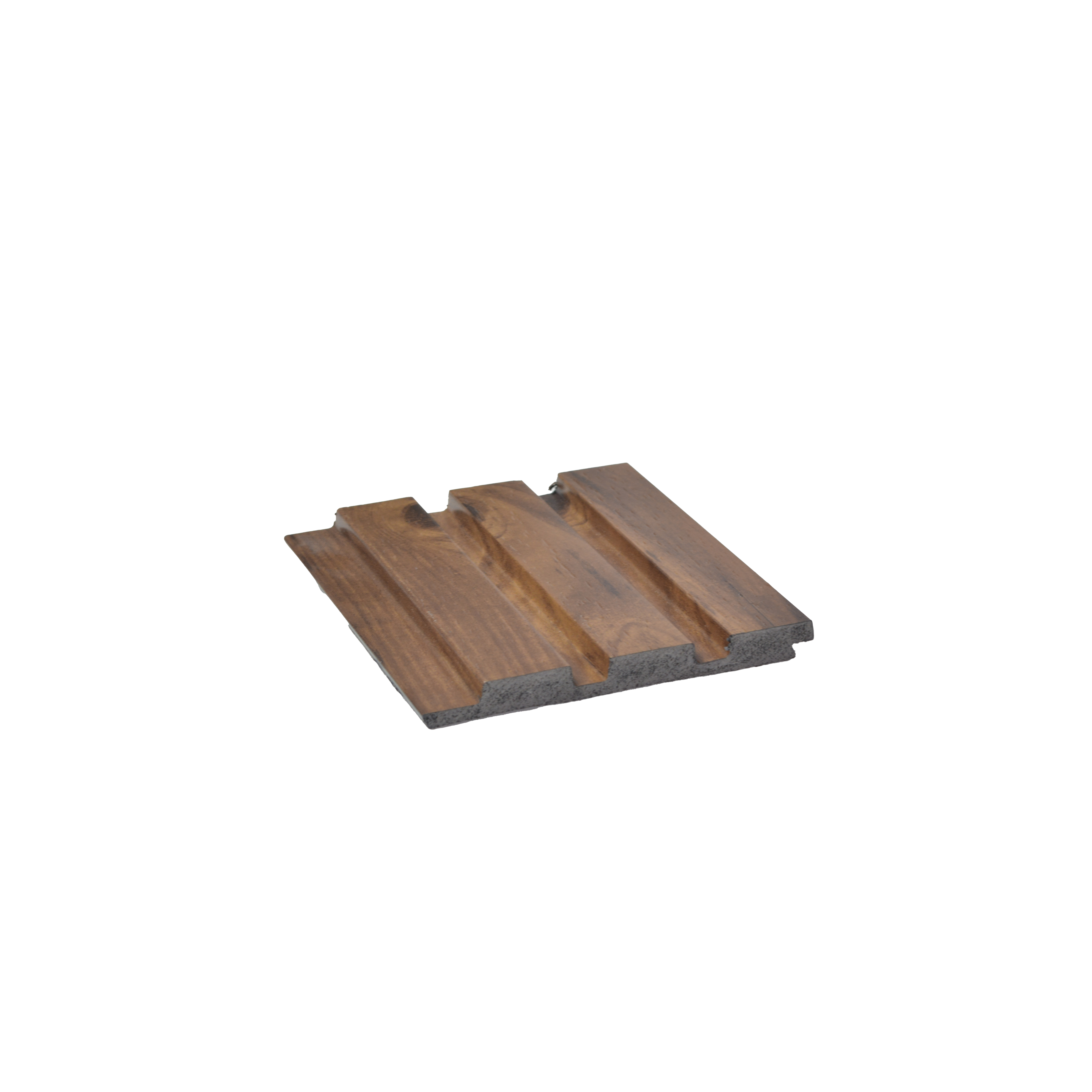Brown Wooden Louver PN 00820 9.5 ft x 4.7 inch Charcoal Panel - 12 mm | Suitable for Feature Wall, TV Unit & Living Room | Width is Subjected to 5% Variation