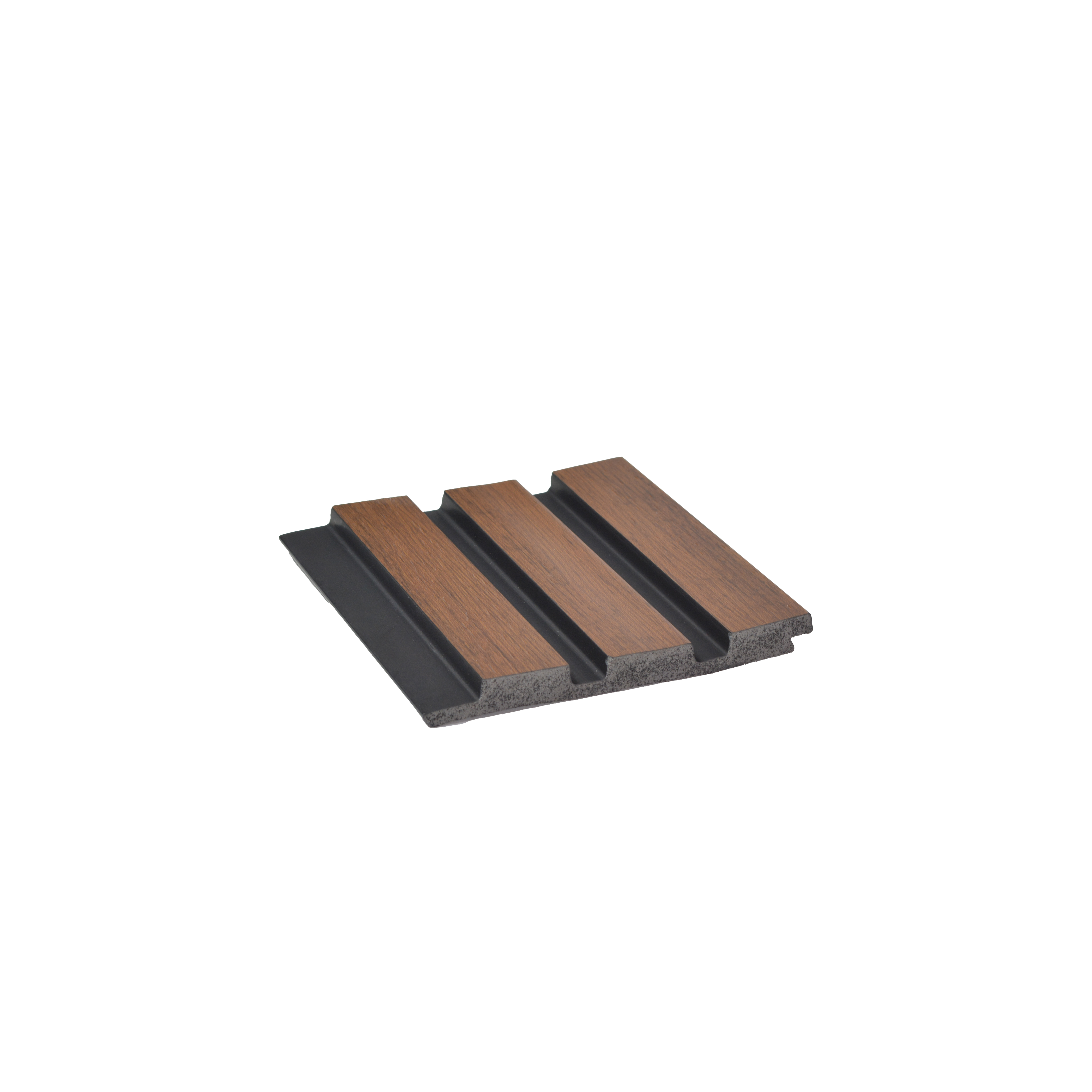Brown Wooden Louver PN 00817 9.5 ft x 4.7 inch Charcoal Panel - 12 mm | Suitable for Feature Wall, TV Unit & Living Room | Width is Subjected to 5% Variation