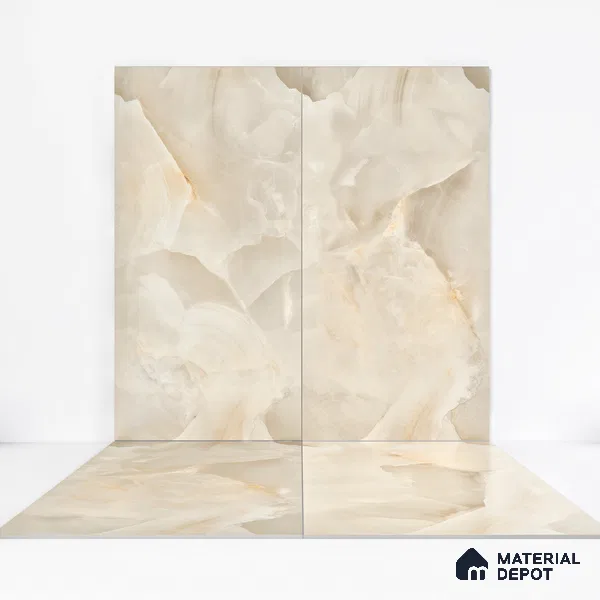 Carving Floor & Wall Tile Cloud Onyx | TL 00357 | 4 ft x 2 ft Size | Endless Matte Finish Vitrified Tile - 9 mm Thick | Suitable For Living Room, Bedroom, Bathroom