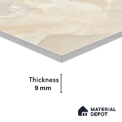 Carving Floor & Wall Tile Cloud Onyx | TL 00357 | 4 ft x 2 ft Size | Endless Matte Finish Vitrified Tile - 9 mm Thick | Suitable For Living Room, Bedroom, Bathroom