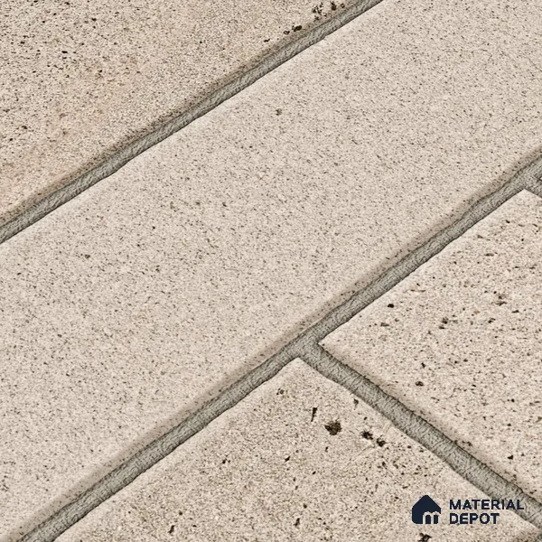 Elevation Wall Tile TL 00069 A Beige Buff 2 ft x 1 ft Punch Matte Finish Vitrified Tile - 9 mm | Ideal For Modern Facades, Outdoor Cladding, Feature Wall (Sample)