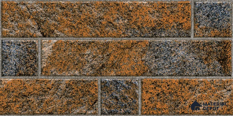 Elevation Wall Tile TL 00069 B Tan Brown 2 ft x 1 ft Punch Matte Finish Vitrified Tile - 9 mm | Suitable For Feature Wall, Boundary Wall, Balcony, Outdoor (Sample)