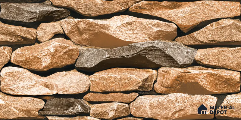 Elevation Wall Tile TL 00089 A Brown 2 ft x 1 ft Punch Matte Finish Vitrified Tile - 9 mm | Ideal For Modern Facades, Outdoor Cladding, Feature Wall
