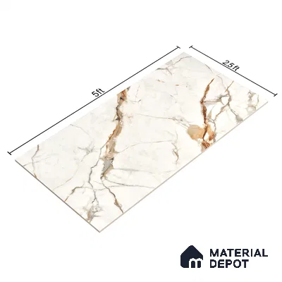 Endless Floor & Wall Tile TL 02942 Butter Cream 1600 x 800 mm Glossy Finish Vitrified Tile - 9 mm | Suitable For Living Room, Bedroom (Sample)