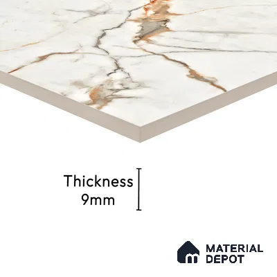 Endless Floor & Wall Tile TL 02942 Butter Cream 1600 x 800 mm Glossy Finish Vitrified Tile - 9 mm | Suitable For Living Room, Bedroom (Sample)