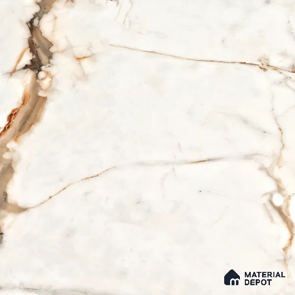 Endless Floor & Wall Tile TL 02942 Butter Cream 1600 x 800 mm Glossy Finish Vitrified Tile - 9 mm | Suitable For Living Room, Bedroom (Sample)