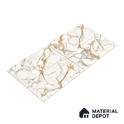 Endless Floor & Wall Tile TL 02942 Butter Cream 1600 x 800 mm Glossy Finish Vitrified Tile - 9 mm | Suitable For Living Room, Bedroom (Sample)
