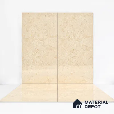 Endless Floor & Wall Vitrified Tile Butterscotch Cream 4 ft x 2 ft | TL 00356 Glossy Finish - 9 mm | Suitable for Living Room, Bedroom