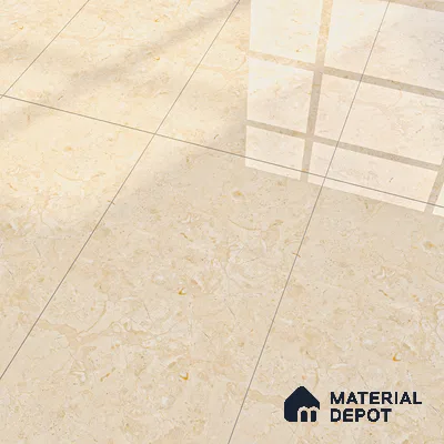 Endless Floor & Wall Vitrified Tile Butterscotch Cream 4 ft x 2 ft | TL 00356 Glossy Finish - 9 mm | Suitable for Living Room, Bedroom