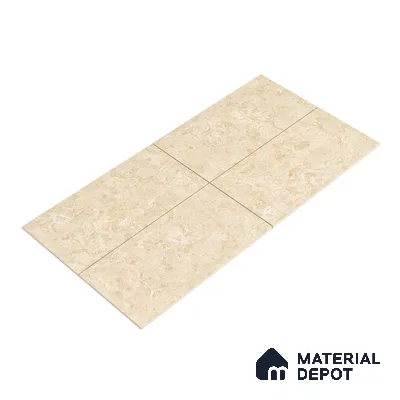 Endless Floor & Wall Vitrified Tile Butterscotch Cream 4 ft x 2 ft | TL 00356 Glossy Finish - 9 mm | Suitable for Living Room, Bedroom
