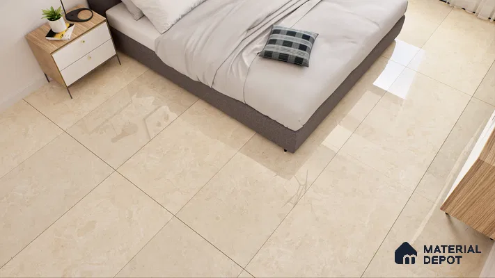 Endless Floor & Wall Vitrified Tile Butterscotch Cream 4 ft x 2 ft | TL 00356 Glossy Finish - 9 mm | Suitable for Living Room, Bedroom