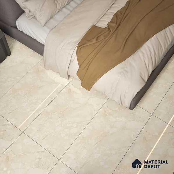Endless Floor & Wall Tile TL 02945 Caramel Beige 1600 x 800 mm Glossy Finish Vitrified Tile - 9 mm | Suitable For Living Room, Bedroom